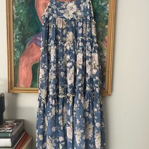 Fab’rik blue trapeze midi dress